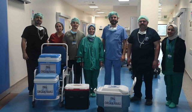 Denizli'de 2 organ bağışı 7 hastaya umut oldu