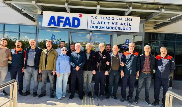 Elazığ'da AFAD personeline enkazda iletişim eğitimi verildi