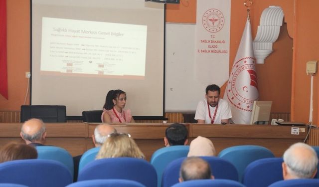 Elazığ'da sağlıklı hayat merkezinin hizmetleri anlatıldı