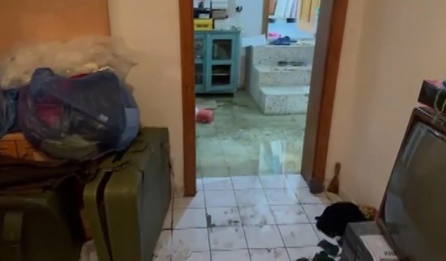 Erzincan'da sağanak yağış: Bodrum katları su bastı