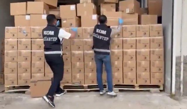 Gaziantep'te 83 bin 679 adet kaçak ilaç ele geçirildi: 1 tutuklama
