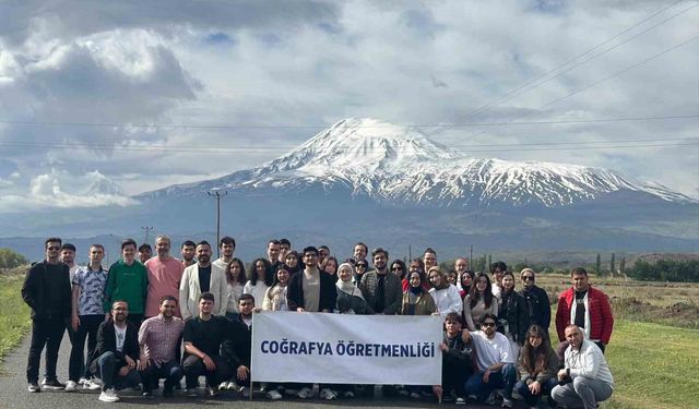 Geleceğin coğrafya öğretmenlerinden Kuzeydoğu Anadolu'da saha araştırması