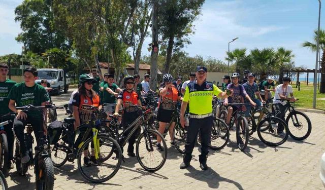 Gençler bağımlılığa karşı pedal çevirdi