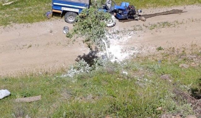 Hizan'da otomobil ile tarım aracı çarpıştı: 1 yaralı