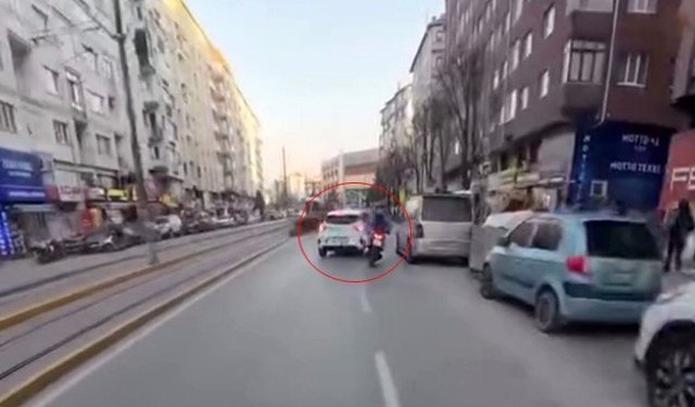 'Kamera çekiyor mu' dedikten saniyeler sonra kaza yaptı