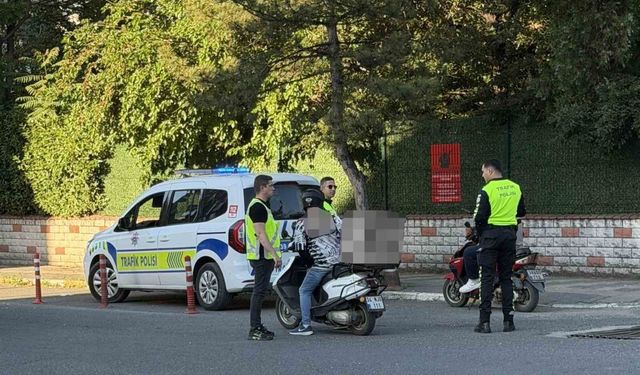 Lüleburgaz'da arife günü motosiklet denetimi