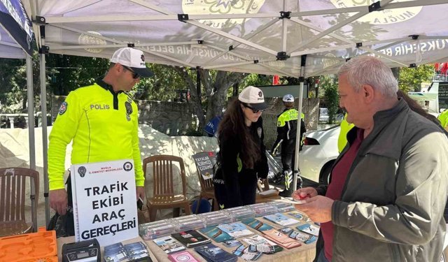 Menteşe'de trafik güvenliği için farkındalık oluşturuldu