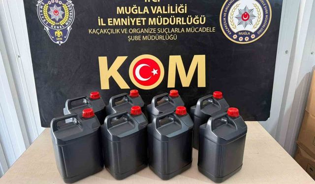 Muğla'da bayram tatili öncesi sahte alkol operasyonu