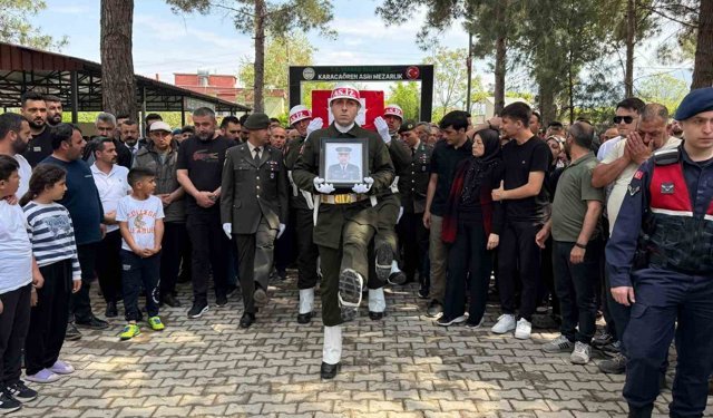 Osmaniye'de kanserden vefat eden astsubay için cenaze töreni düzenlendi
