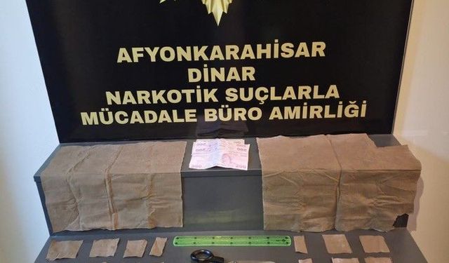 Peçeteye emdirilmiş uyuşturucuyla yakalanan şahıs tutuklandı