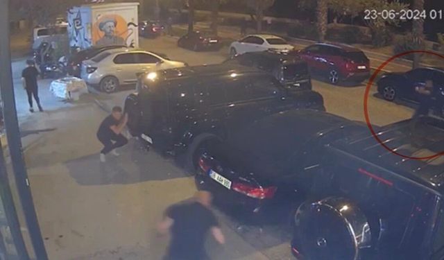 Samsun'da 6 kişinin yaralandığı silahlı çatışmanın güvenlik kameradan görüntüsü ortaya çıktı