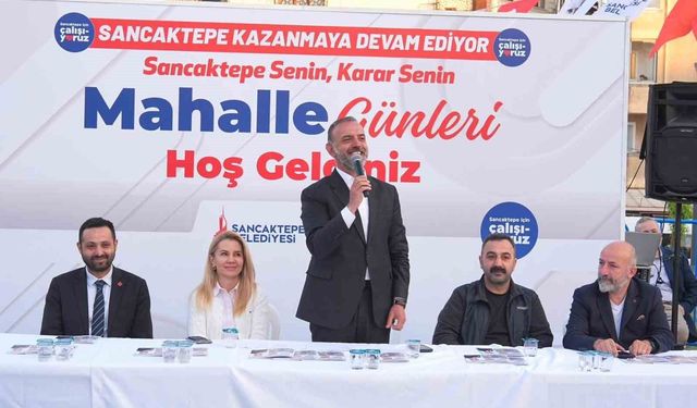 Sancaktepe'de hizmetler 'ortak akıl' ile şekilleniyor: Mahalle buluşmaları başladı
