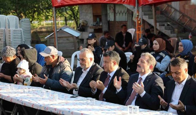 Şehit polis için Bafra'da mevlit okutuldu
