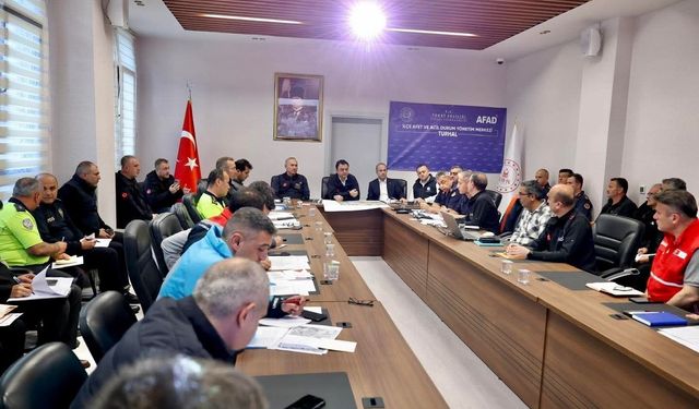 Tokat'ta sel alarmı: Alınan tedbirler masaya yatırıldı