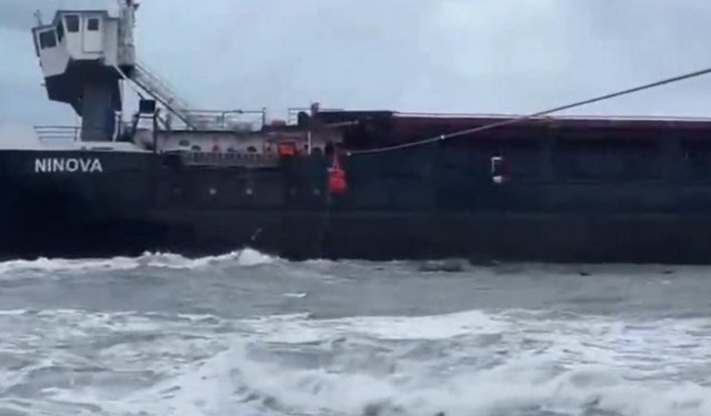Ulaştırma ve Altyapı Bakanlığı: 'NINOVA isimli gemide bulunan 8 kazazede başarıyla tahliye edilmiştir'