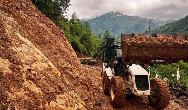 Rize’de Aşırı Yağışlar 27 Köyü Etkiledi
