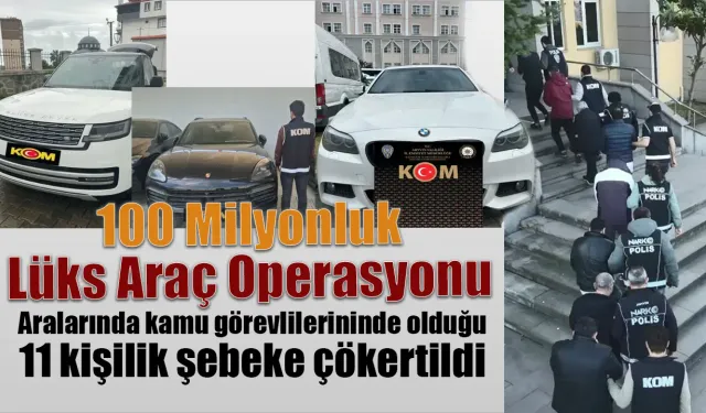 Yabancı Plakalı Araç Çetesine 14 İlde Operasyon