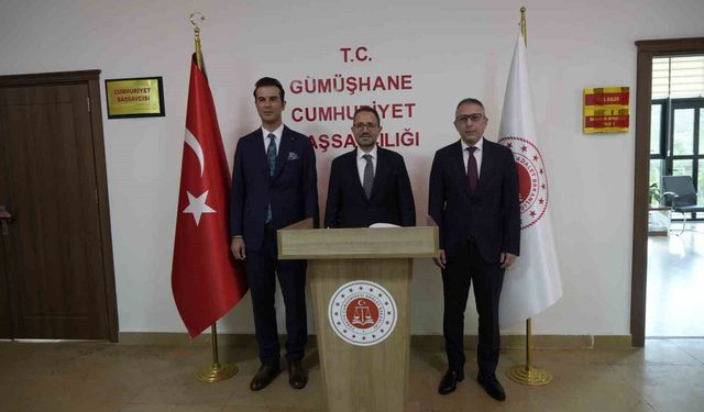 Adalet Bakan Yardımcısı Ayyıldız, Gümüşhane'de