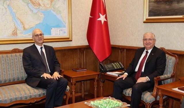 Bakan Güler, Mısır Büyükelçisi El Şeyh'i kabul etti