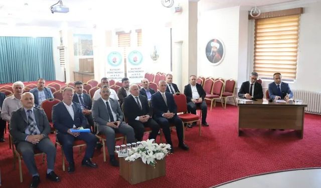 Bayburt'ta sınav güvenliği hazırlıkları değerlendirildi