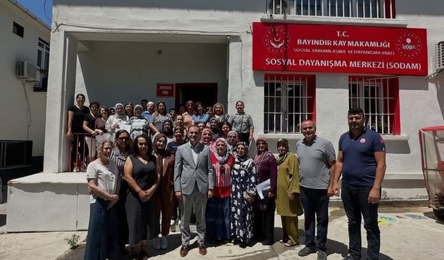 Bayındır'da üreten kadınlara anlamlı tören