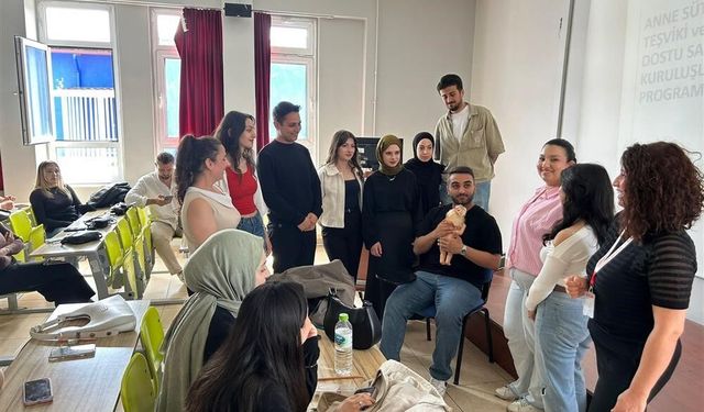 BEUN Sağlık Bilimleri Fakültesinde 96 öğrenciye emzirme danışmanlığı eğitimi