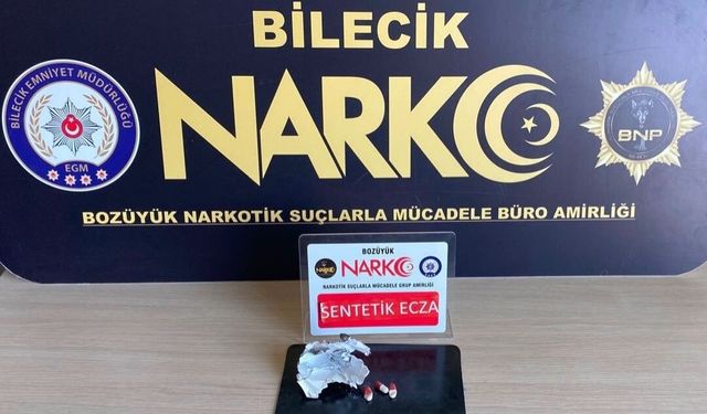 Bilecik'te 'Lyrica' adı verilen uyuşturucu madde ele geçirildi