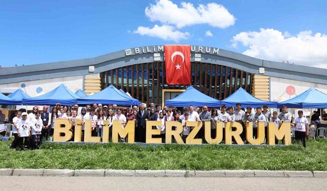 Bilim Fuarları Festivali Erzurum'da büyük bir coşkuyla gerçekleştirildi