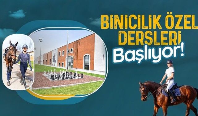 Binicilik tutkunları için özel dersler başlıyor