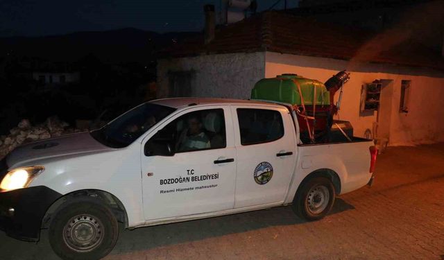 Bozdoğan'da sivrisinekle mücadele başladı