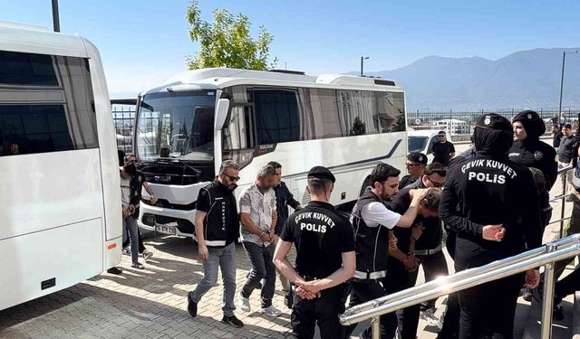Bursa merkezli 4 ildeki uyuşturucu operasyonunda 40 tutuklama