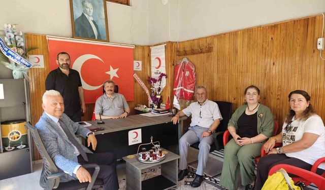 Çaycuma Kent Konseyi'nden Kızılay Şubesine Ziyaret