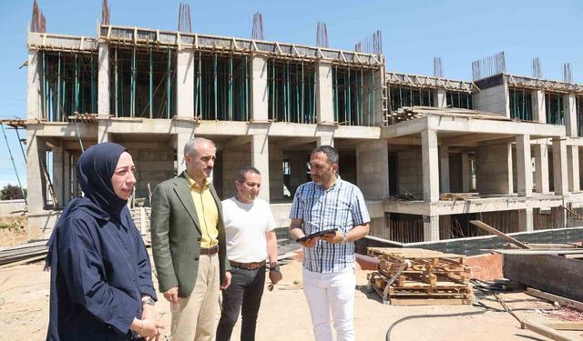 Çayırova'da yapımı süren meslek lisesi eğitim altyapısını güçlendirecek