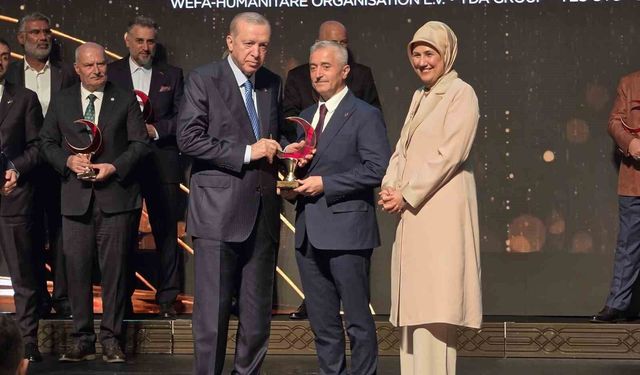 Cumhurbaşkanı Erdoğan'dan Tahmazoğu'na birincilik ödülü