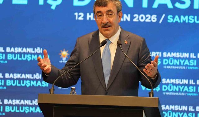 Cumhurbaşkanı Yardımcısı Cevdet Yılmaz, Samsun'da konuştu: 'Her türlü riske karşı ülkemizi hazırlıyoruz'