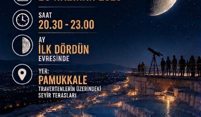 Denizli Bilim Merkezinden gökyüzü tutkunlarına özel etkinlik