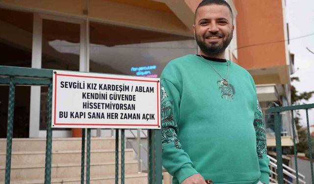 Denizli'de duyarlı esnaftan kadınlara yönelik anlamlı farkındalık