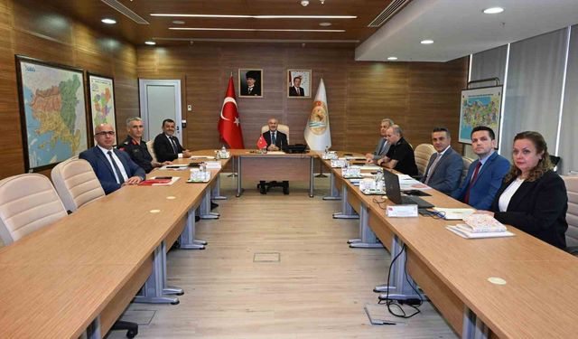 Denizli'de Okul Çevresi ve Güvenliği İl Yürütme Kurulu Toplantısı gerçekleştirildi