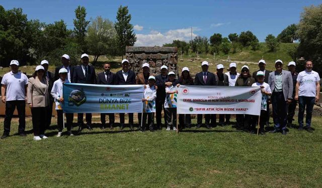 'Dünya bize emanet' mesajı Eflatunpınar'dan yükseldi
