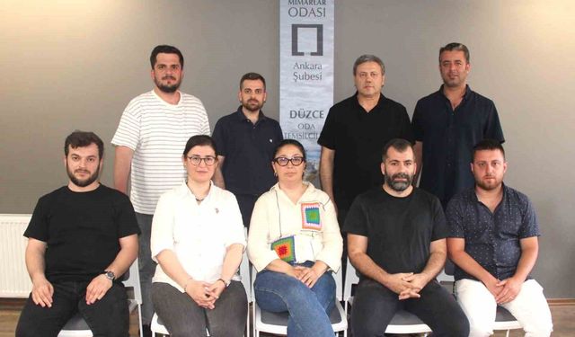 Düzce Mimarlar Odasında görev dağılımı yapıldı
