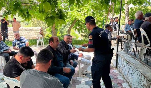 Eğirdir jandarmasından boğulma vakalarına karşı farkındalık çalışması