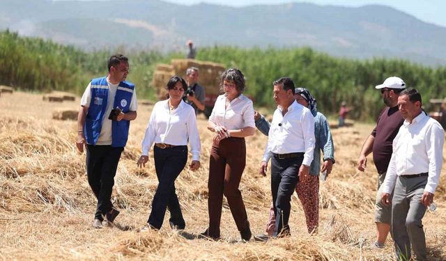 Ekinanbarı'nda üreticinin yükünü hafifleten destek