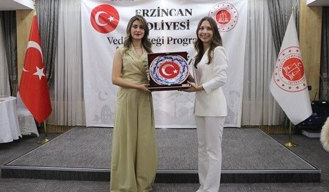 Erzincan'da tayini çıkan hâkim ve savcılar için veda yemeği düzenlendi