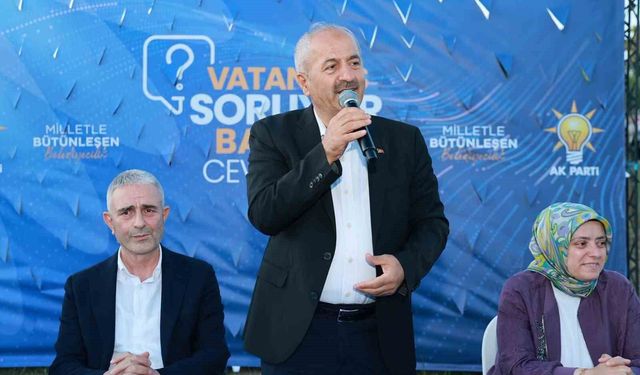 Gebze'de vatandaşlar sorularını doğrudan başkana iletti
