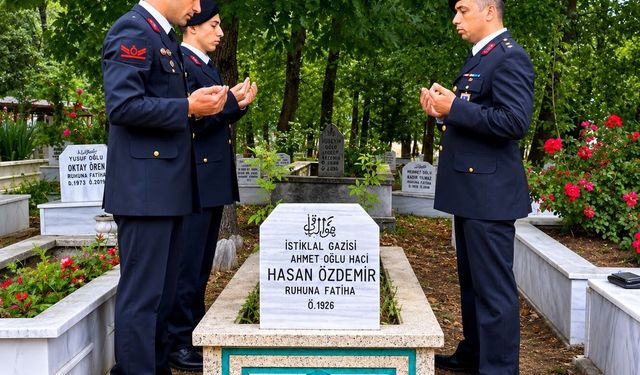 İstiklal Madalyalı gazilerin kabirleri jandarma tarafından yenileniyor