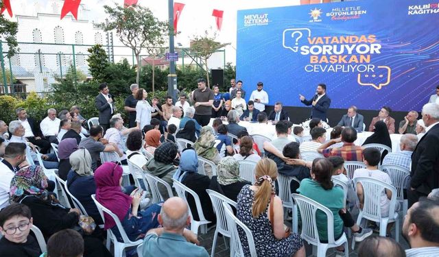 Kağıthane'de vatandaşların söz aldığı programda hizmetler ve yeni projeler masaya yatırıldı
