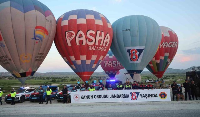 Kapadokya semalarında JÖAK'tan nefes kesen gösteri