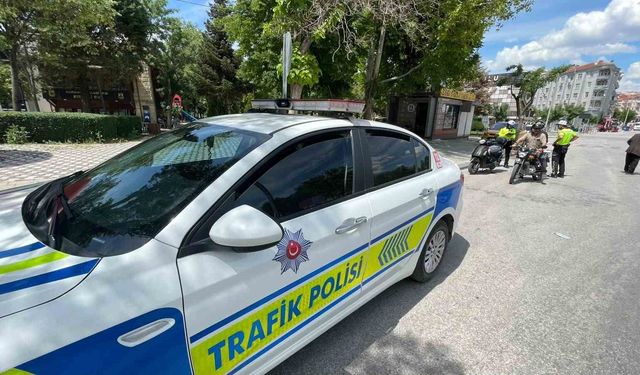 Karaman'da motosiklet denetimleri arttı