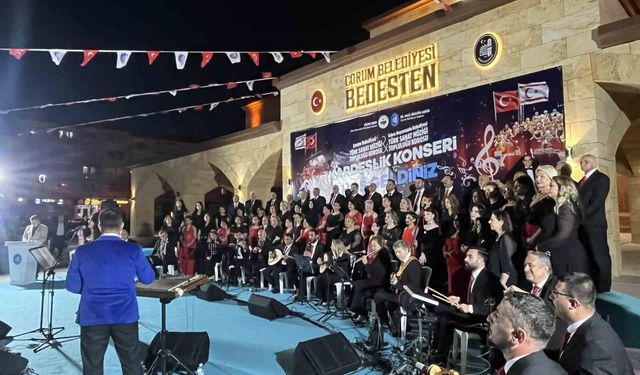 Kardeşliğin ezgileri Çorum'da yankılandı