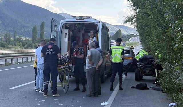 Kastamonu'da ATV kazası: 1 yaralı